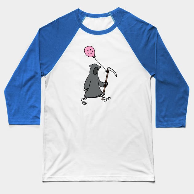 Death balloon Baseball T-Shirt by Buni